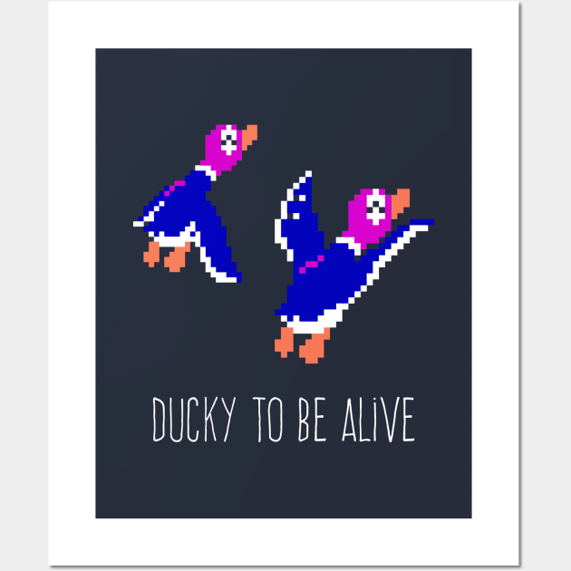 Ducky to be alive Wall Art by DiegoPedauye